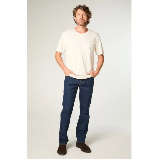 Jeans Hombre Tiro Alto Texas Regular Fit Dark Stone