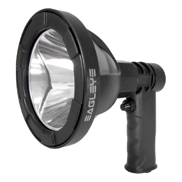 Foco De Mano Reflector Cree Led T6 10w Recargable Garageimpo Color de la linterna Negro Color de la luz Blanca