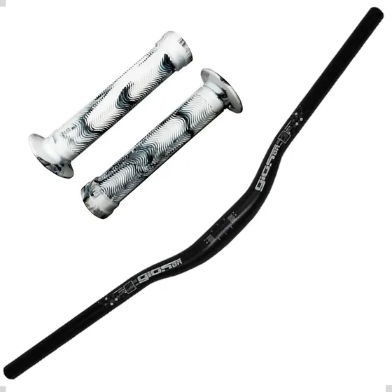 Guidão Gios Voador + Manopla Gios Punho Bicicleta Bike Cores