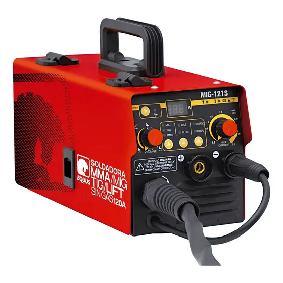 Soldadora Equus Flux Mig Con Y Sin Gas\u002Fmma\u002Ftig Lift 120 Amp | Cuotas sin interés