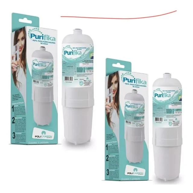 Kit C/2filtro Purificador Policarbon Compativel Soft Everest