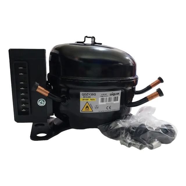 Compresor Sikelan 12/24 Volts Para Frigobar, Heladeras R600a