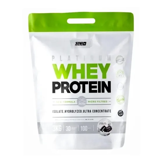Platinum Whey Protein Star Nutrition 3kg X 2 Unidades       