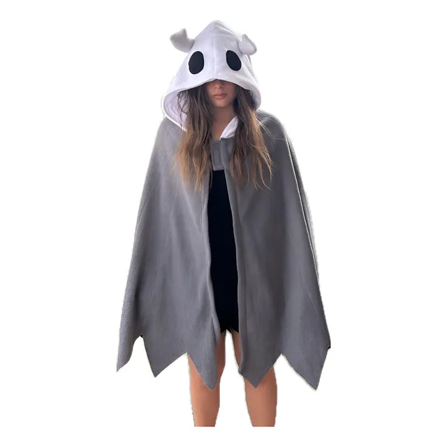 Capa De Peluche Del Fantasma Del Caballero De Hollow Knight