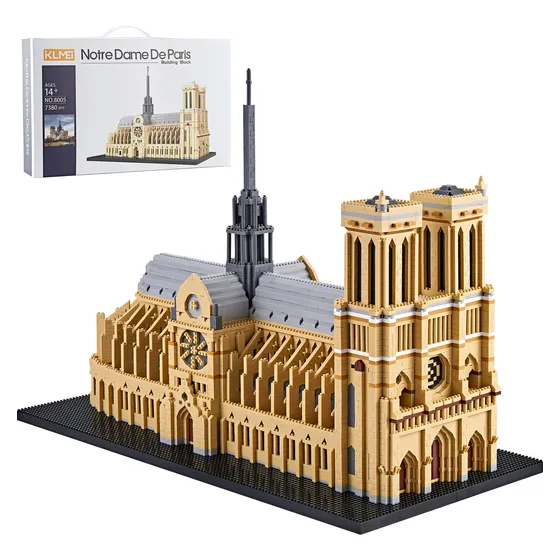 Klmei Set De Bloques De Construcción Big Architecture Notre