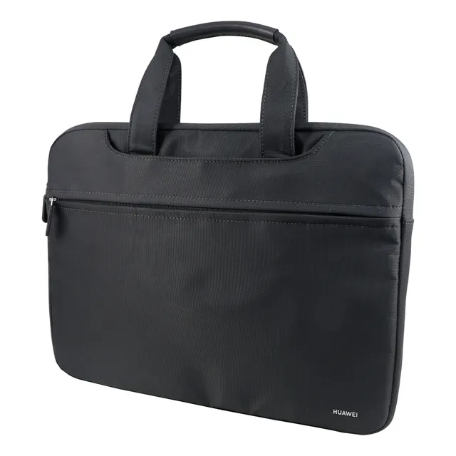 Maletin Para Laptop Huawei 14 In Resistente Al Agua Diseño Ergonómico Ligera Y Segura Bolsillos Multiusos Ideal Para Viajes Color Gris