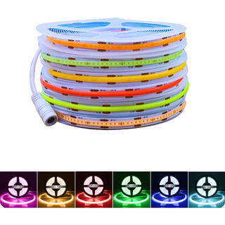 Fita Led Cob Colorida 360 Led/m 12v Ip20 5m Diversas Cores Fita Led Cob Colorida 360 Led/m 12v Ip20 5m Diversas Cores