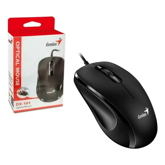 Mouse Genius Dx-101 Black Usb Color Negro