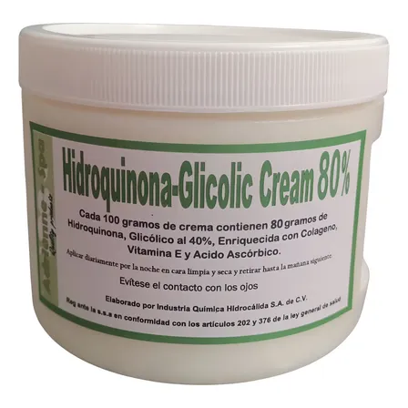 Hidroquinona Crema 80% Formula Magistral Con Regalo Extra Normal Noche