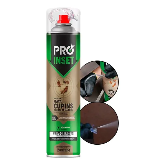 Remedio Mata Cupim Extermina Protege Madeira Spray 350ml