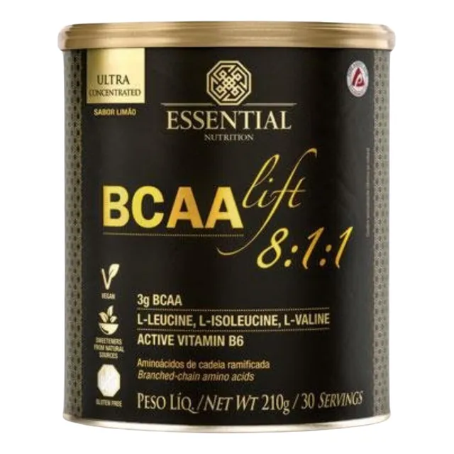 Bcaalift 8:1:1 210g - 100% Vegano - Essential Nutrition 