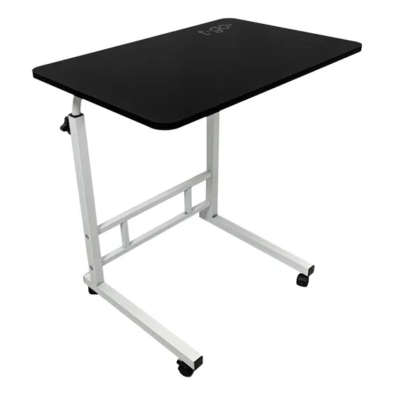 Mesa De Arrime Auxiliar T-go Múltiples Usos Con Ruedas Y Altura Regulable De Apoyo Ideal Sillón Cama Living Home Office
