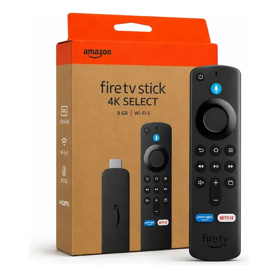 Fire Stick Tv 4k Amazon Ultima Geração Alexa Original