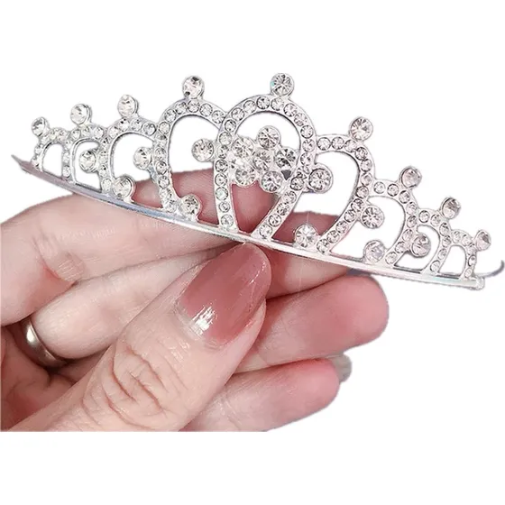 Tiara Corona Tocado Accesorio Novia Fiesta Graduación Boda