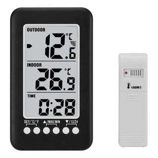 Termómetro Inalámbrico Lcd Con Sensor Para Uso Interior/inte Termómetro Inalámbrico Lcd Con Sensor Para Uso Interior/inte