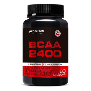 Bcaa 2400 Pure Amino 60 Tabs - Probiótica Sabor Natural Bcaa 2400 Pure Amino 60 Tabs - Probiótica Sabor Natural