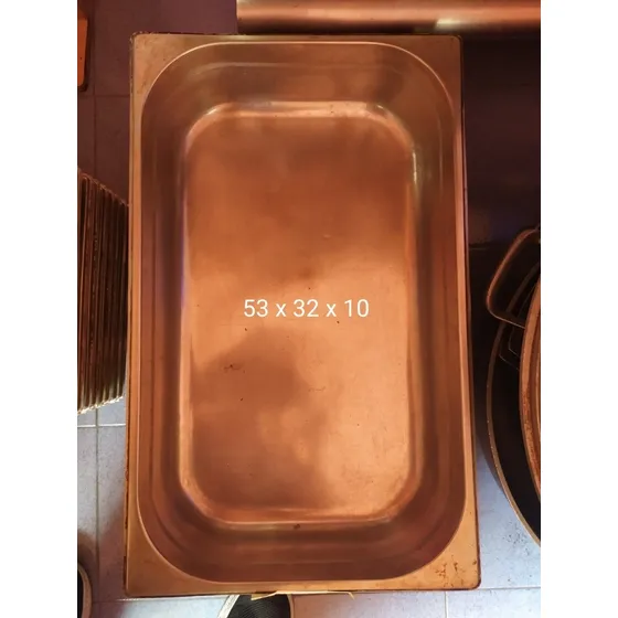 Bandeja De Acero Inoxidable 53 X 32 X 10