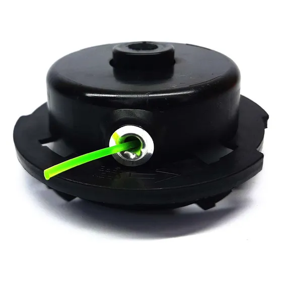 Carretel Completo Aparador De Grama 1 Fio Nylon Tramontina Cor Preto