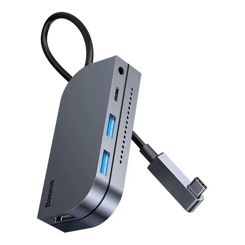 Hub Adaptador P/ iPad E Macbook Type-c Hdmi 6 Em 1 Baseus