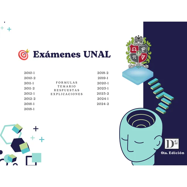 Exámenes Unal 6ta Ed 2010 A 2024-2, Dg
