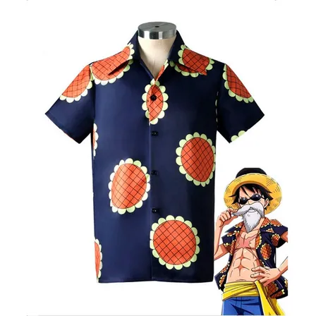 Camisa Luffy Arco Dressrosa One Piece Anime Manga