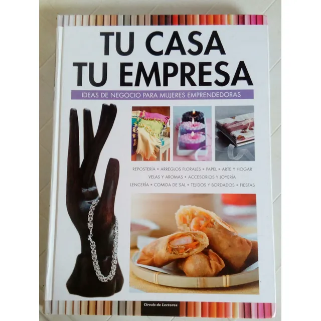Libro Empastado: Tu Casa Tu Empresa