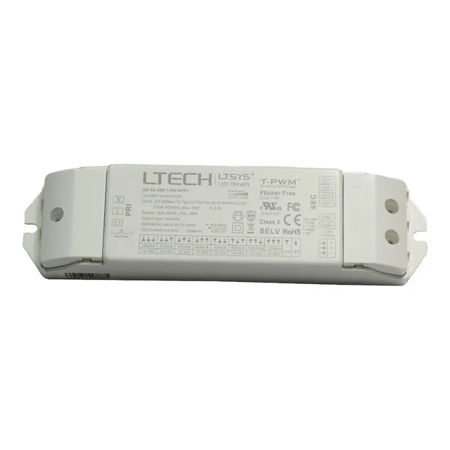 Driver Led Corriente Constante 2-36w 200-1200ma 0-10v Ip20