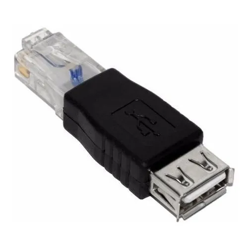 Adaptador Usb Hembra A Rj45 Macho Fh
