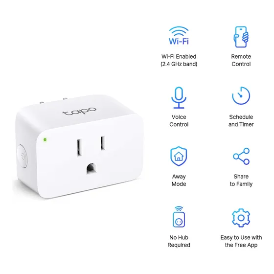 Tp Link Tapo Mini Smart Enchufe Inteligente Control De Voz