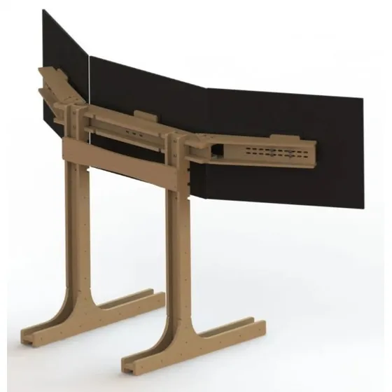 Projeto Digital Suporte Para Tv Monitor Para Cockpit Cnc Mdf