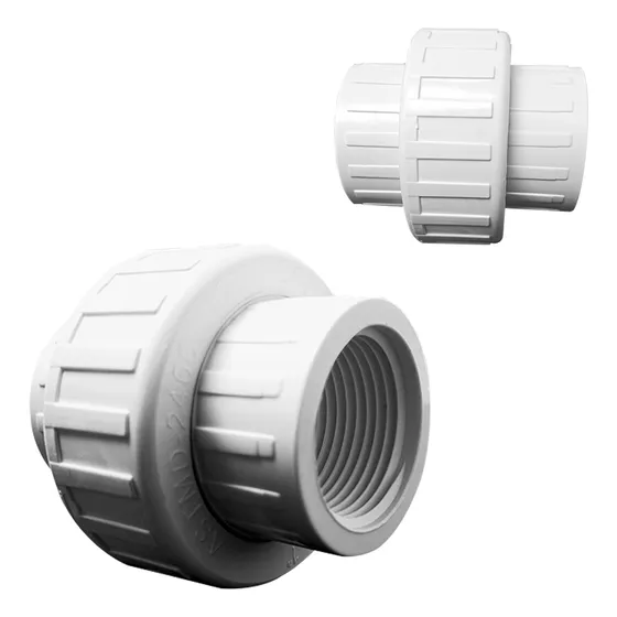 Union Universal De Pvc De 1/2  Con Rosca. X 2 Unidades
