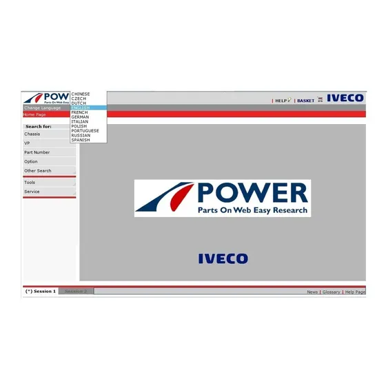 Catálogo De Peças De Reposição Iveco Power 2022