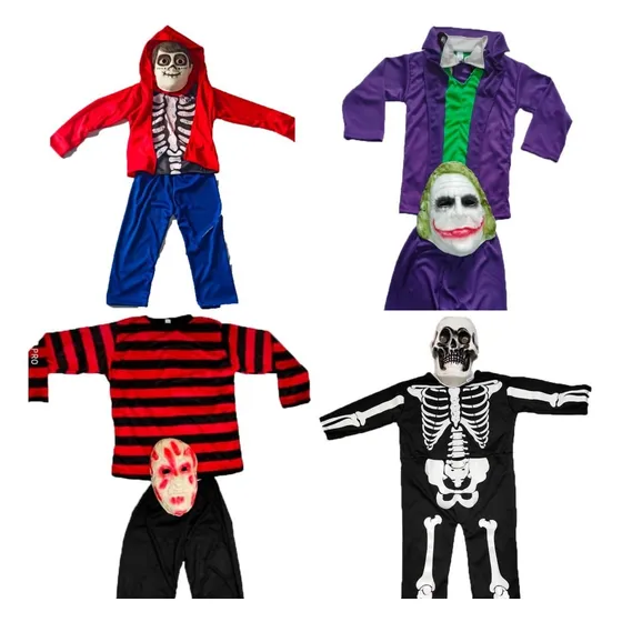 Disfraces Halloween P/niños  °°it-fredy-guason-esqueleto°°