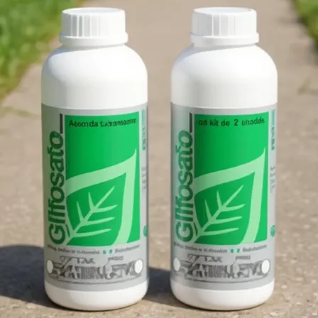 Kit 2l Glifosato Mata Mato Biocarb Herbicida Jardim Calçada