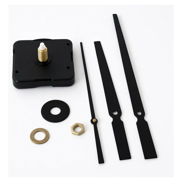 Maquina+ Agujas+ Arandelas Extra Grandes Para Reloj De Pared