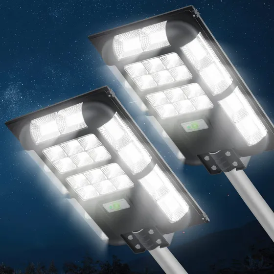 Bnt Farola Solar Para Exterior Lampara Calle 1200 W Sensor