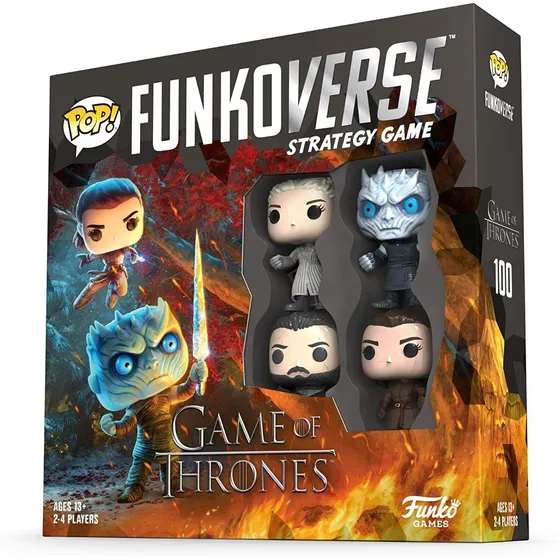 Juego De Mesa Funkoverse Game Of Thrones Jon Snow Daenerys