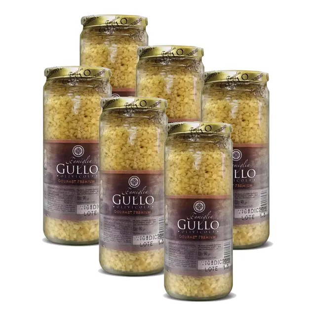 Ajo Picado Gullo Olivicola En Aceite Frasco 90g X6