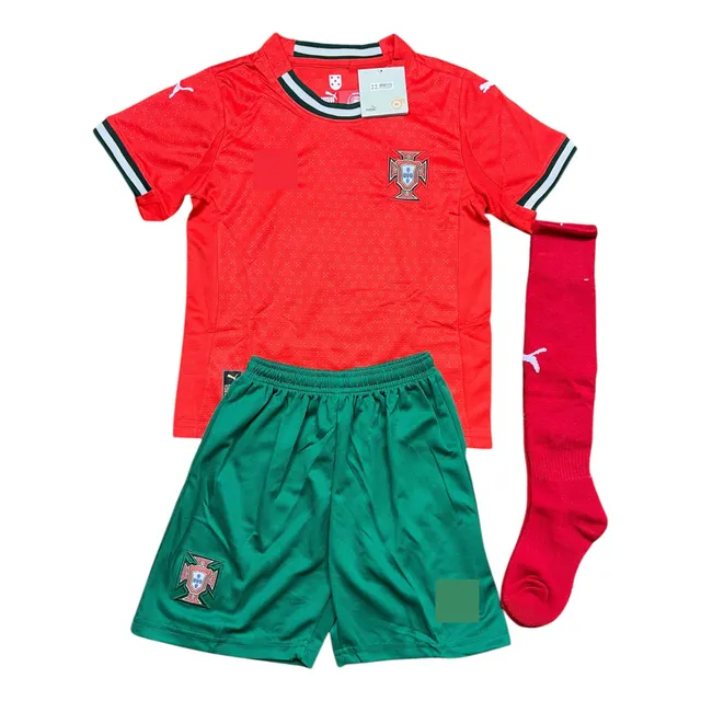 Uniforme De Portugal 2025 Para Niños
