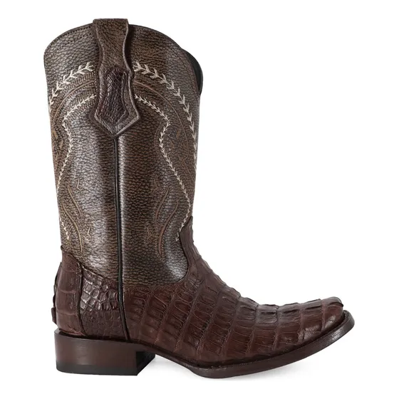 Bota Vaquera Autentico Cocodrilo Para Caballero