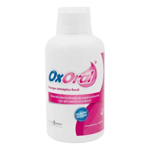 Oxoral Antiseptico Enjuague Bucofaringeo Solucion De 240ml