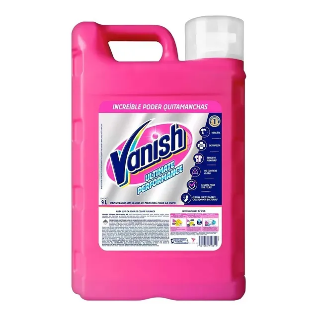 Vanish Ultimate Performance Quitamanchas Liquido 9 Litros