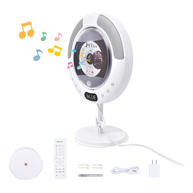 Portatil Música Reproductor Cd Player Bluetooth Radiofm