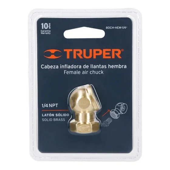 Acople Pico Aire Manguera 1/4 Truper