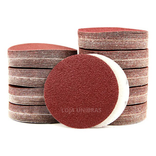 100 Disco Lixa Velcro Sem Furo 125mm 5 Pol Lixadeira Orbital 100 Disco Lixa Velcro Sem Furo 125mm 5 Pol Lixadeira Orbital