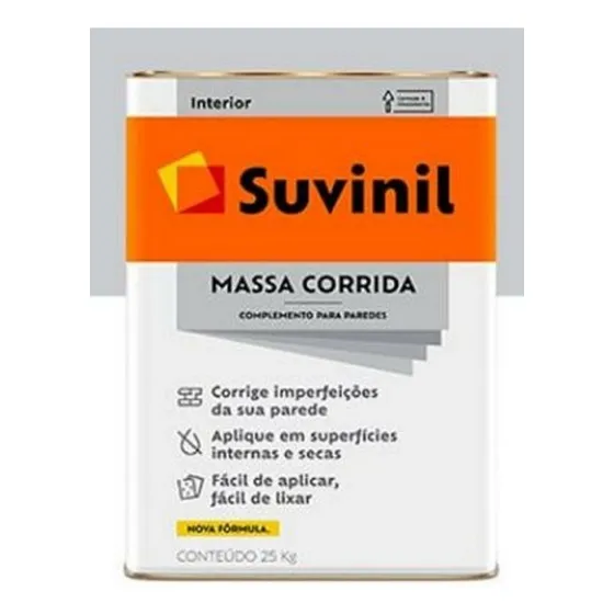 Massa Corrida Lata 18 Litros Suvinil 