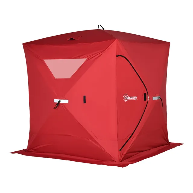 Refugio Pesca Hielo Para 4 Persona Impermeable Tela 2