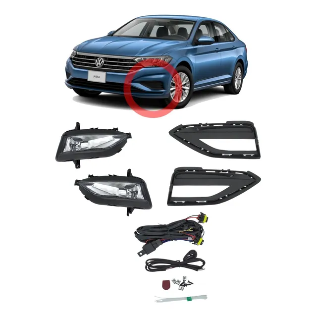 Faros Niebla Jetta A7 Mk7 2018 2019 2020 Kit Tipo Original