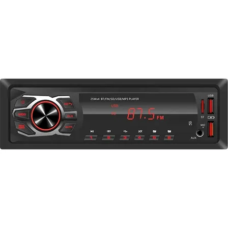 Mp3 Player First Option 6688 Som Automotivo Radio Bluetooth 25w Fm Usb Pen Drive Bt Carro Caminhonte 1 Din Caixa Bob Saida Rca