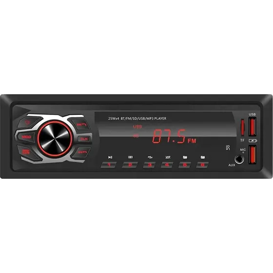 MP3 Player First Option 6688 Som Automotivo Radio Bluetooth 25W FM USB Pen Drive BT Carro Caminhonte 1 Din Caixa Bob Saida RCA
